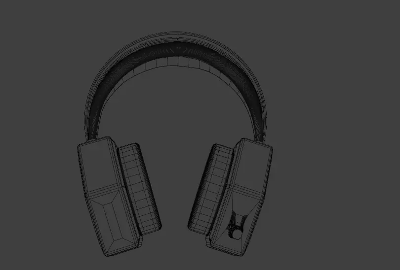 High-Poly gaming Headphones 3D Model 3D model_24