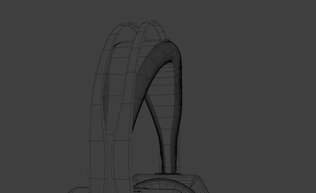 High-Poly gaming Headphones 3D Model 3D model_23