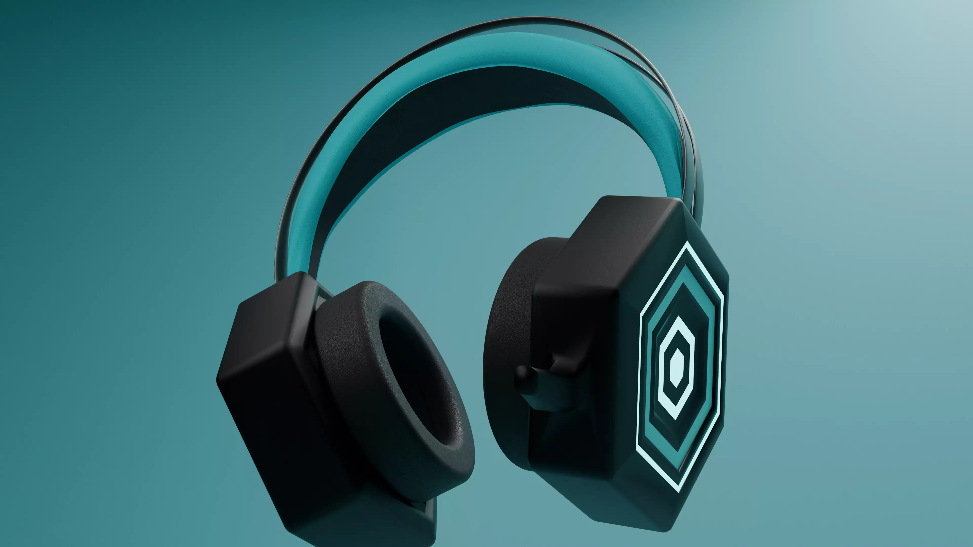 High-Poly gaming Headphones 3D Model 3D model_0