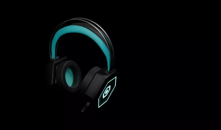 High-Poly gaming Headphones 3D Model 3D model_4