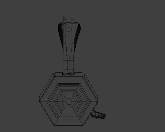 High-Poly gaming Headphones 3D Model 3D model_27