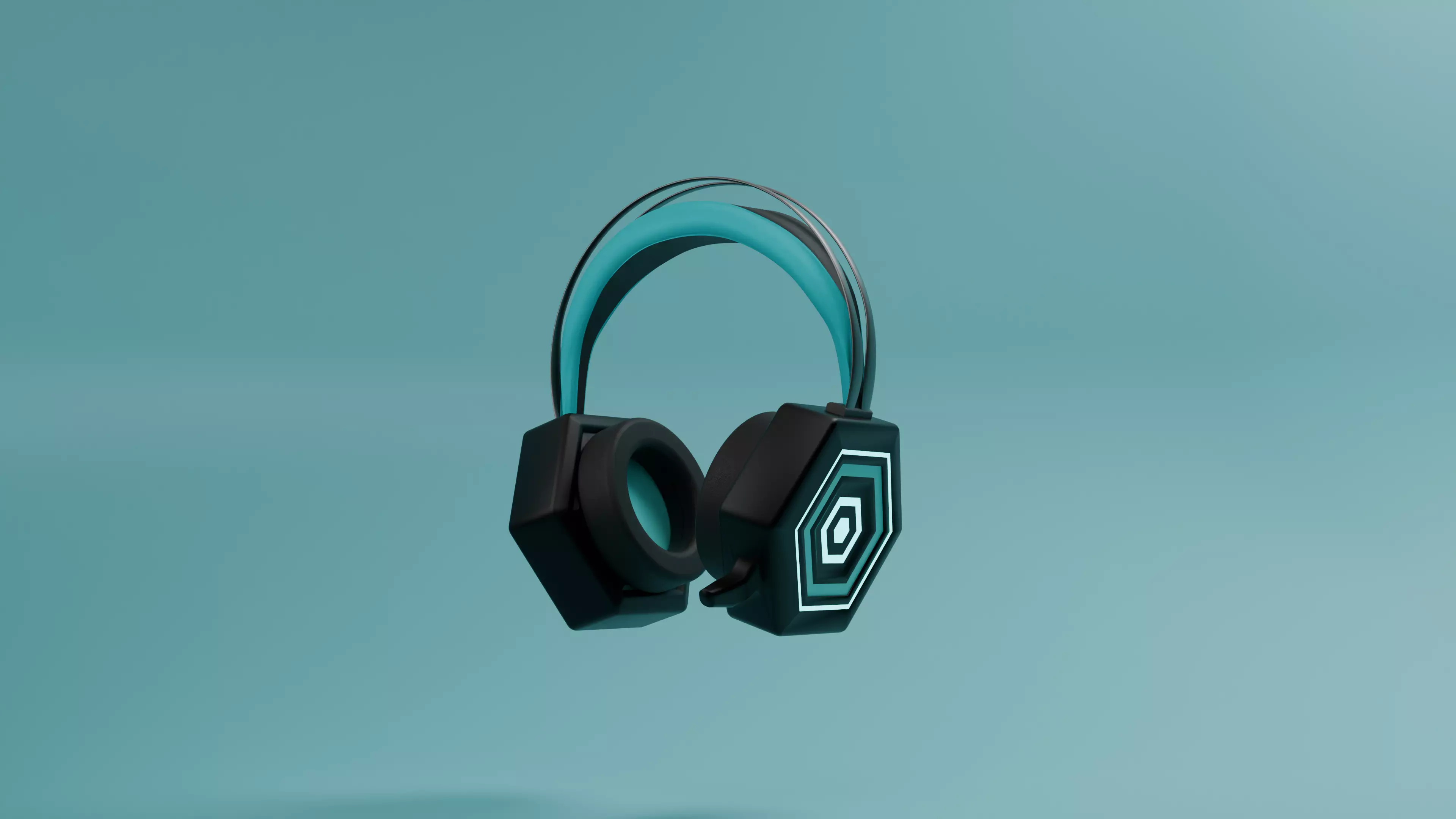 High-Poly gaming Headphones 3D Model 3D model_7