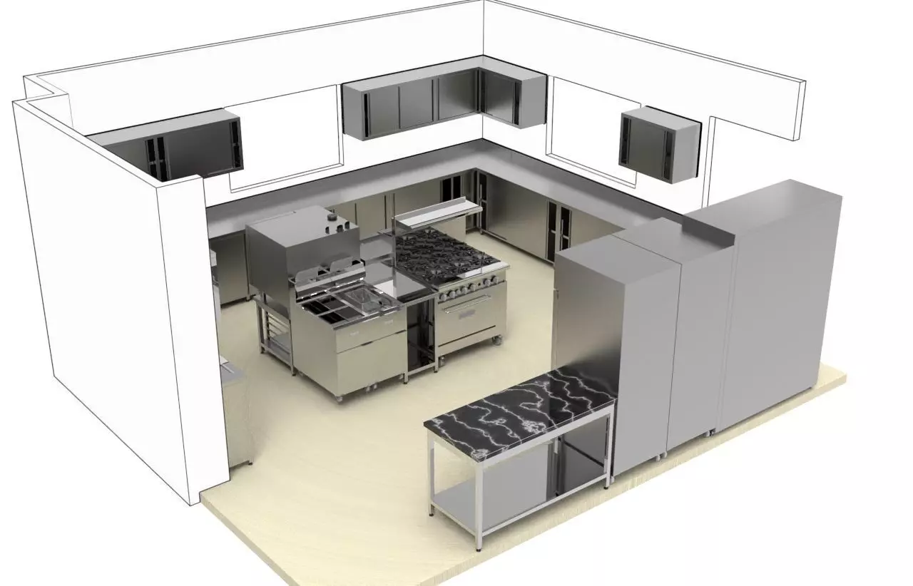 kitchen 46 3D model_5