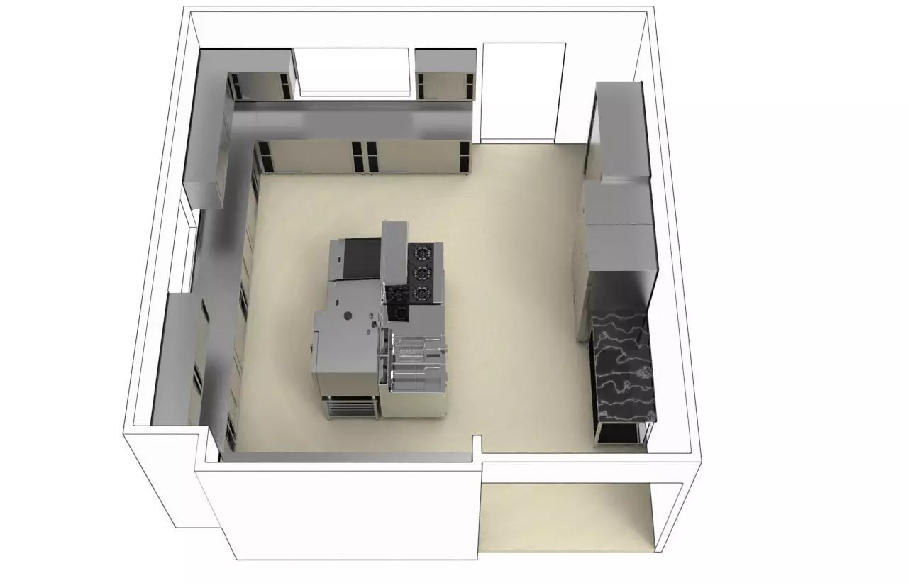 kitchen 46 3D model_1
