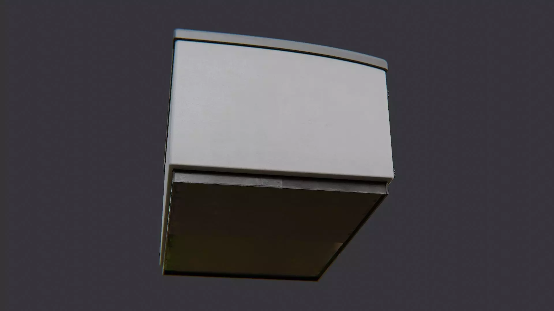 Supermarket Display Freezer Cabinet Low-poly 3D model_5