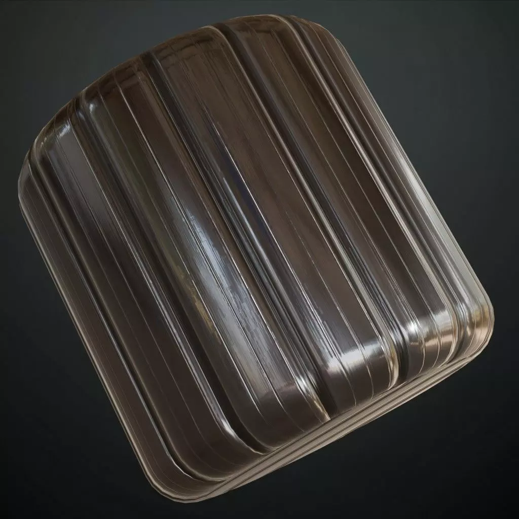 Clean Silver Corrugated Metal Siding PBR Seamless Texture_1