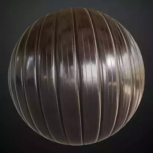 Clean Silver Corrugated Metal Siding PBR Seamless Texture