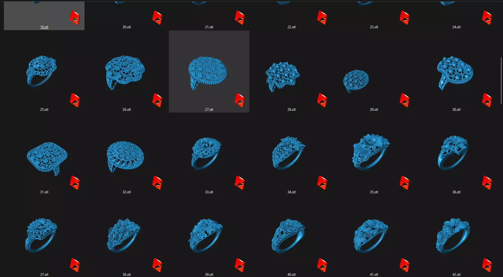 100 PLUS TURKISH RING STL READY TO PRINT 3D print model_2