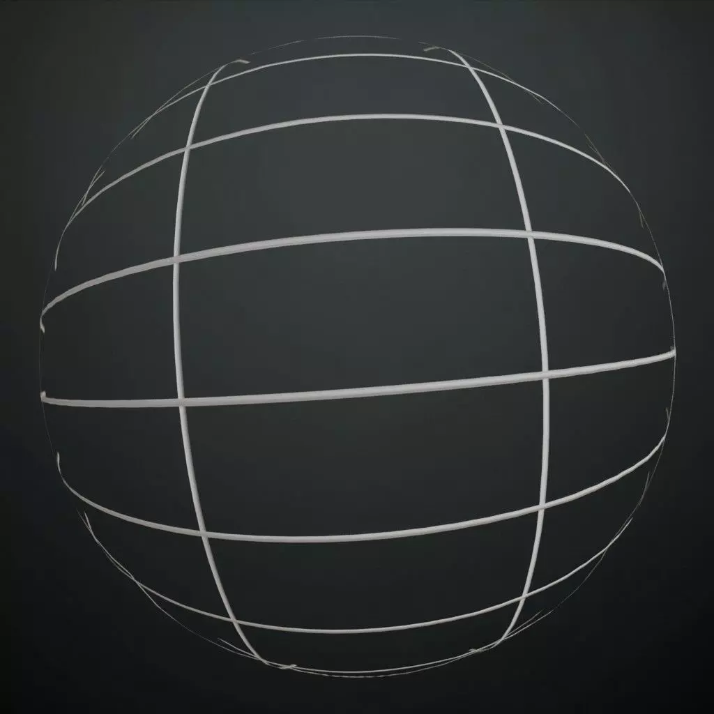 Minimal Clean Wire Grid Fence Texture PBR Seamless Texture_0