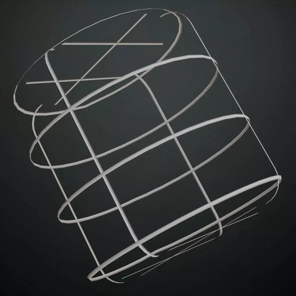 Minimal Clean Wire Grid Fence Texture PBR Seamless Texture_1