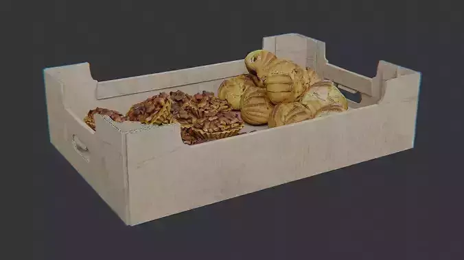 Bread Basket Cardboard Pastry Box