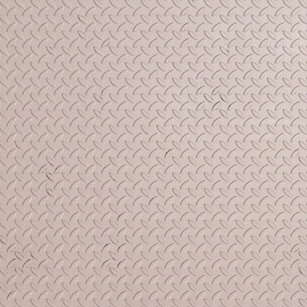 Pale Copper Metal Diamond Tread Plate PBR Seamless Texture_2