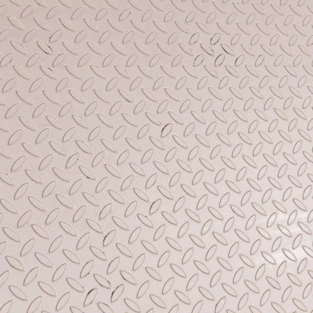 Pale Copper Metal Diamond Tread Plate PBR Seamless Texture_3