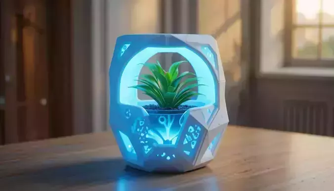 Modern Planter Lamp 3D Print Model Decorative Home 3D model Modern Planter Lamp 3D Print Model Decorative Home 3D model