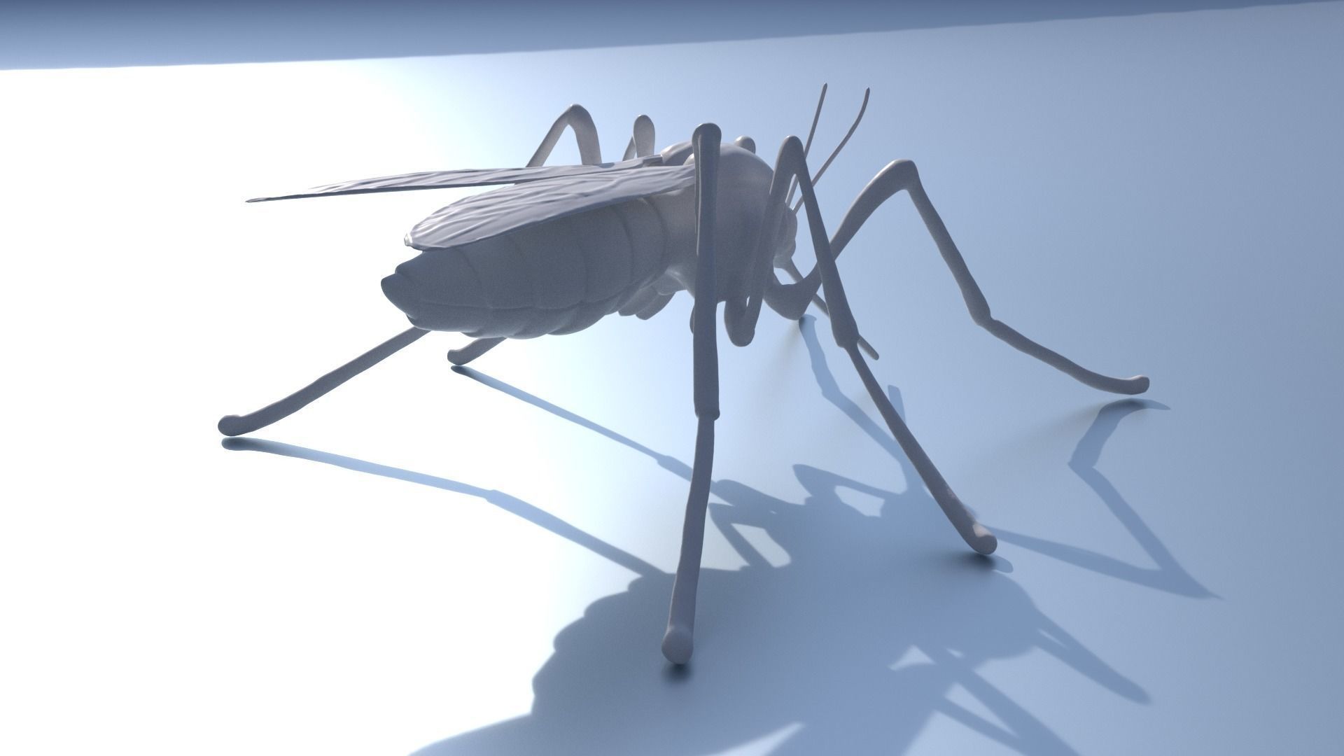 A mosquito for 3D printing 3D print model_3