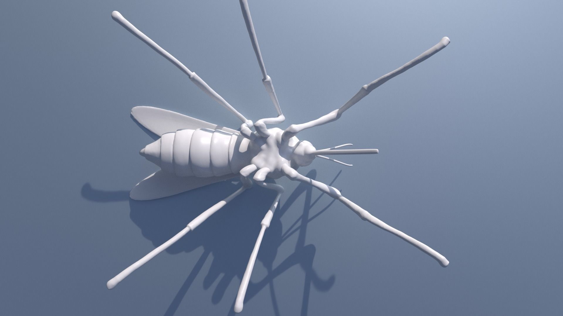 A mosquito for 3D printing 3D print model_2