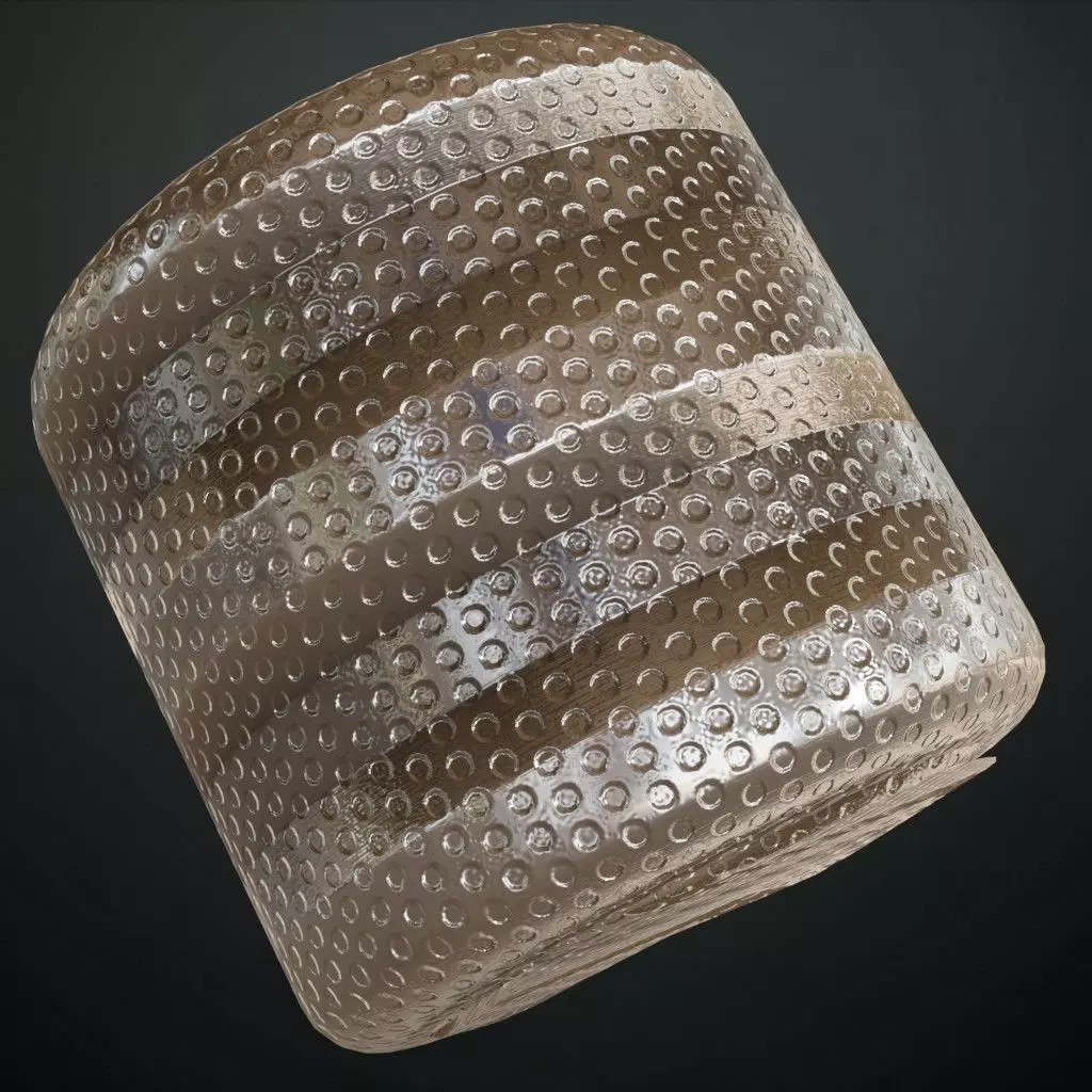 Perforated Corrugated Metal Grill Texture PBR Seamless Texture_1