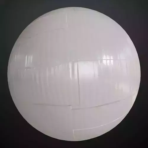 Shiny White Corrugated Siding Panel PBR Seamless