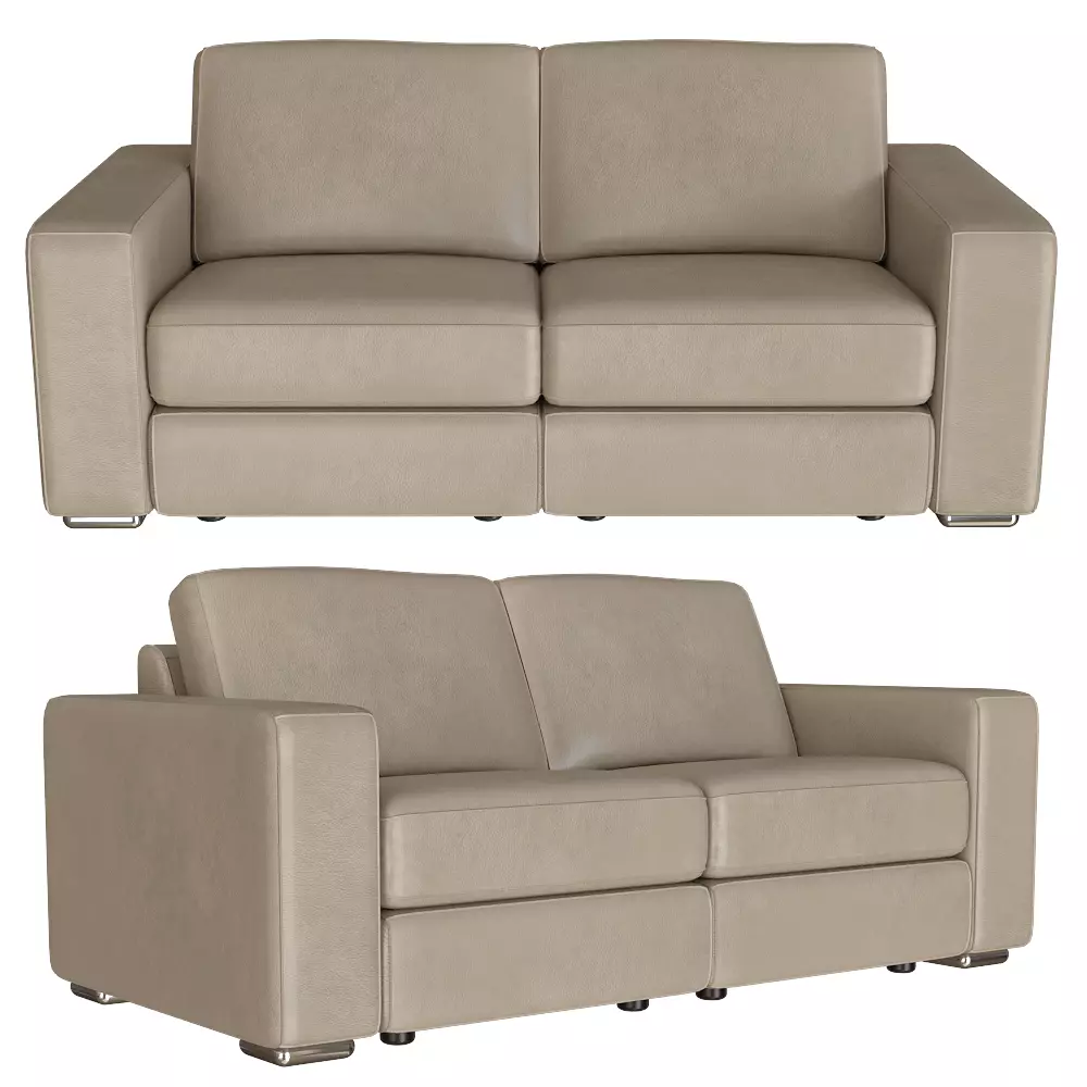 Sofa Divano 180 Low-poly 3D model_2