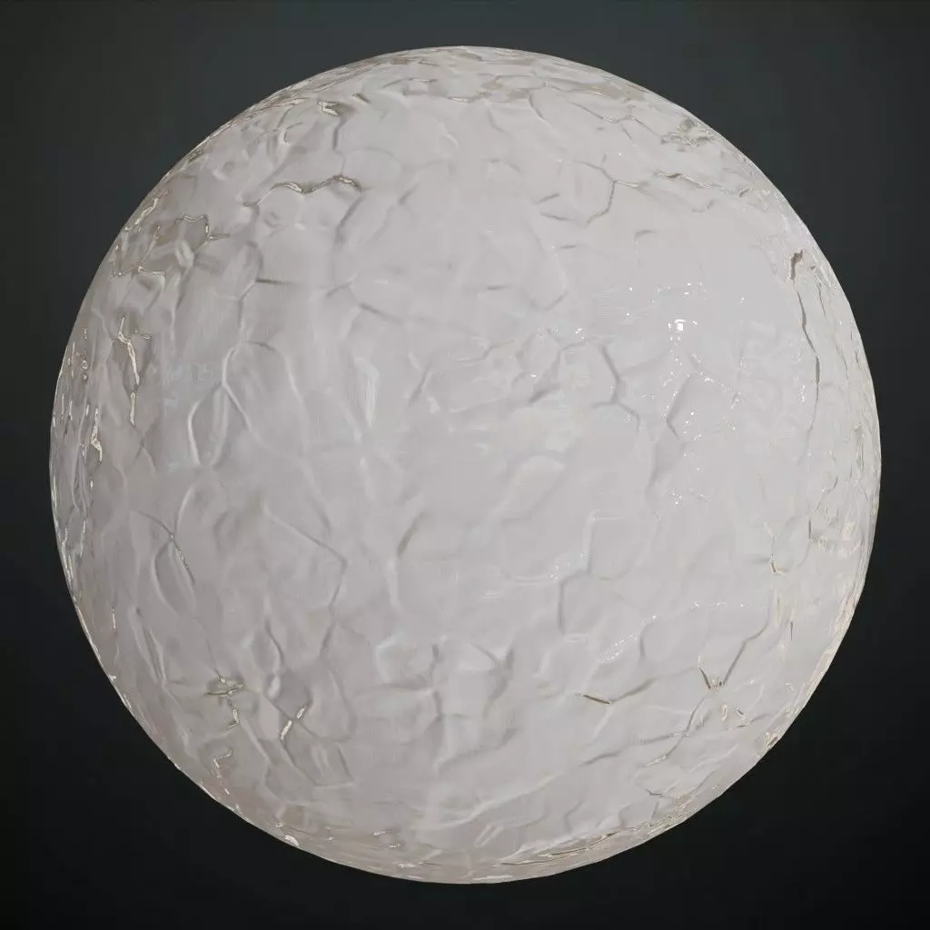 White Crumpled Aluminium Foil Texture PBR Seamless Texture_0