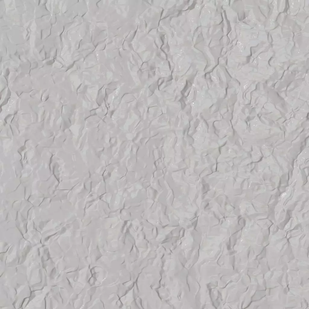 White Crumpled Aluminium Foil Texture PBR Seamless Texture_2