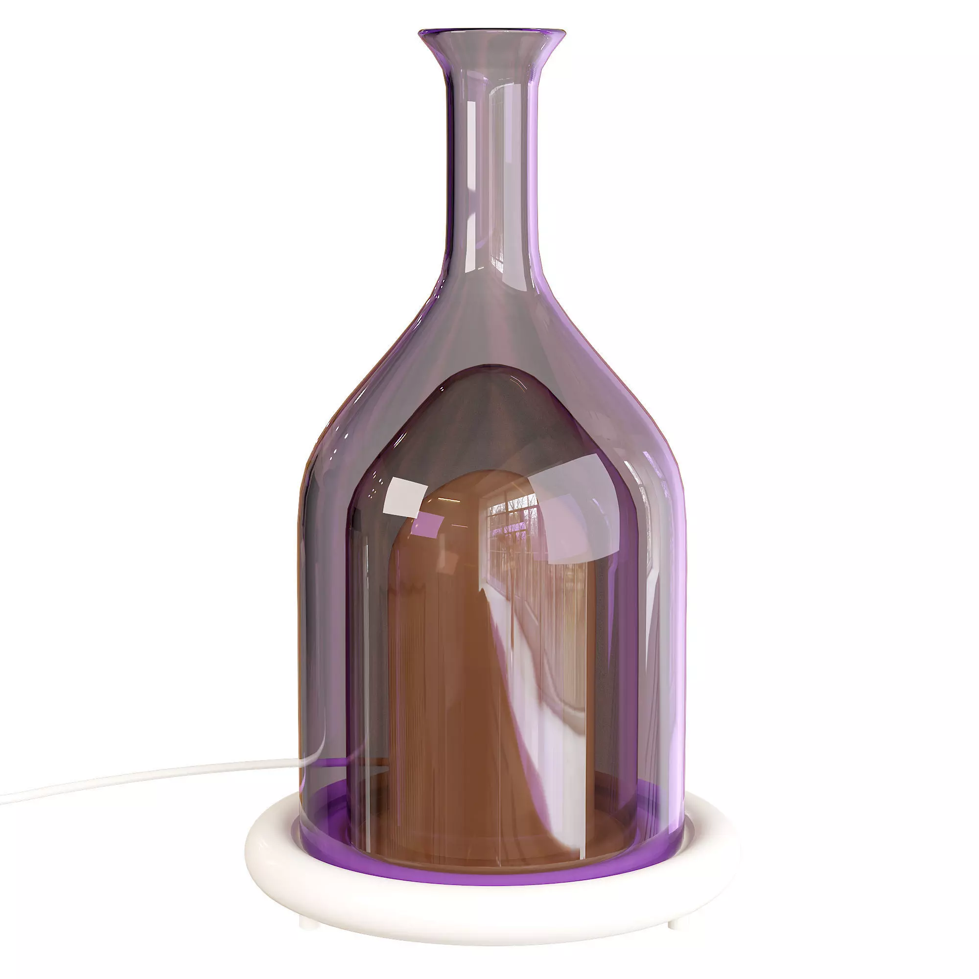 Campane Table lamp Low-poly 3D model_0