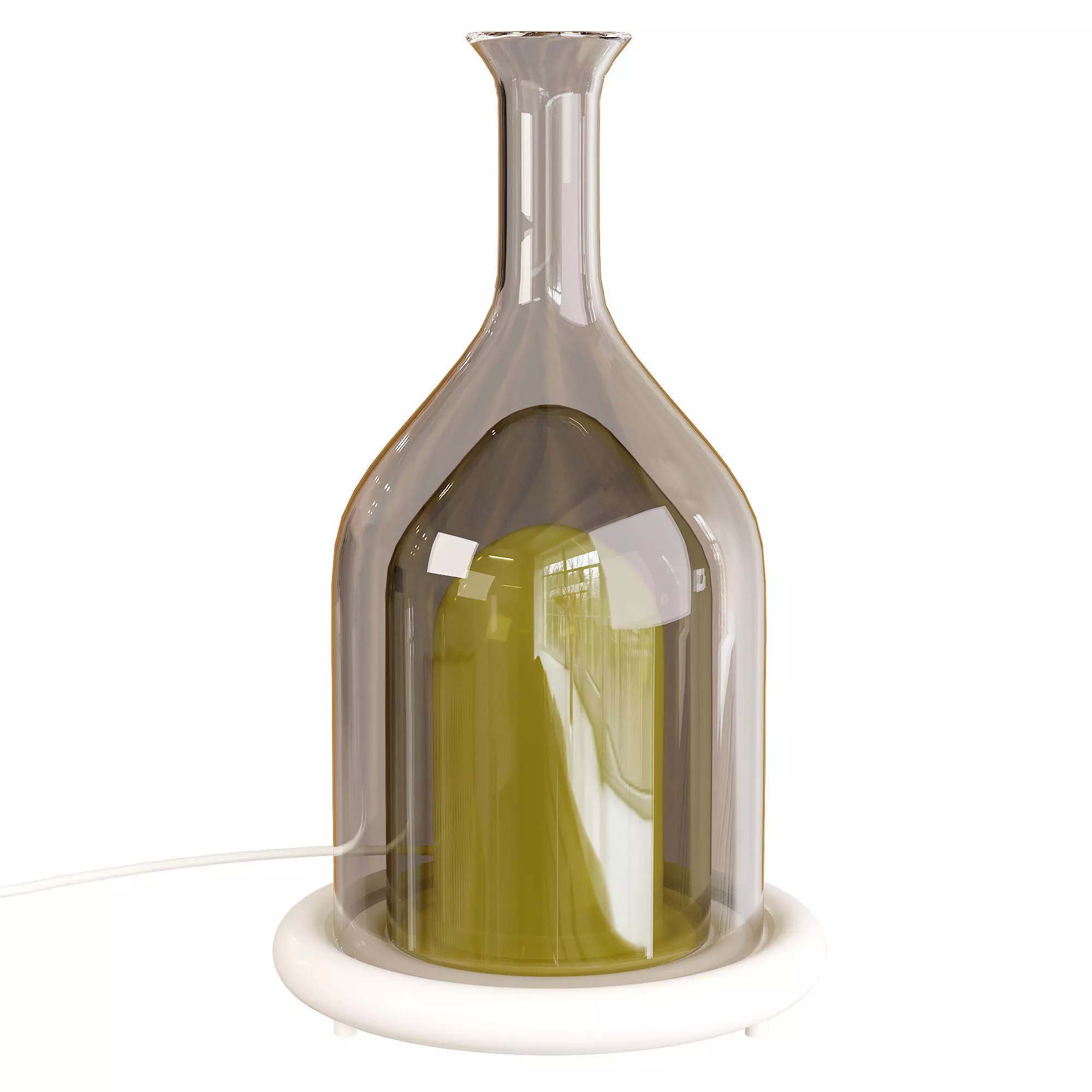 Campane Table lamp Low-poly 3D model_2