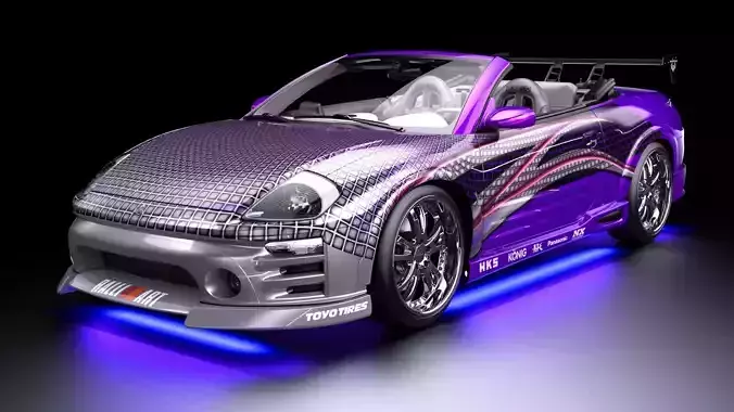 2 Fast 2 Furious Mitsubishi Eclipse Spyder GTS