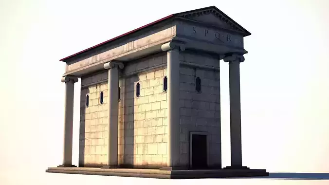 Ancient Rome Building 2 Low-poly 3D model