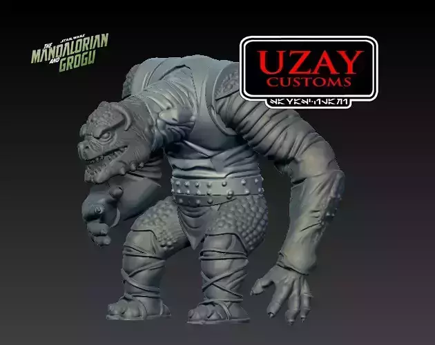 Star wars Mandalorian articulated Mantellian Savrip 