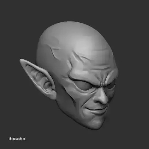 Demon King Piccolo Head sculpt - Dragon Ball