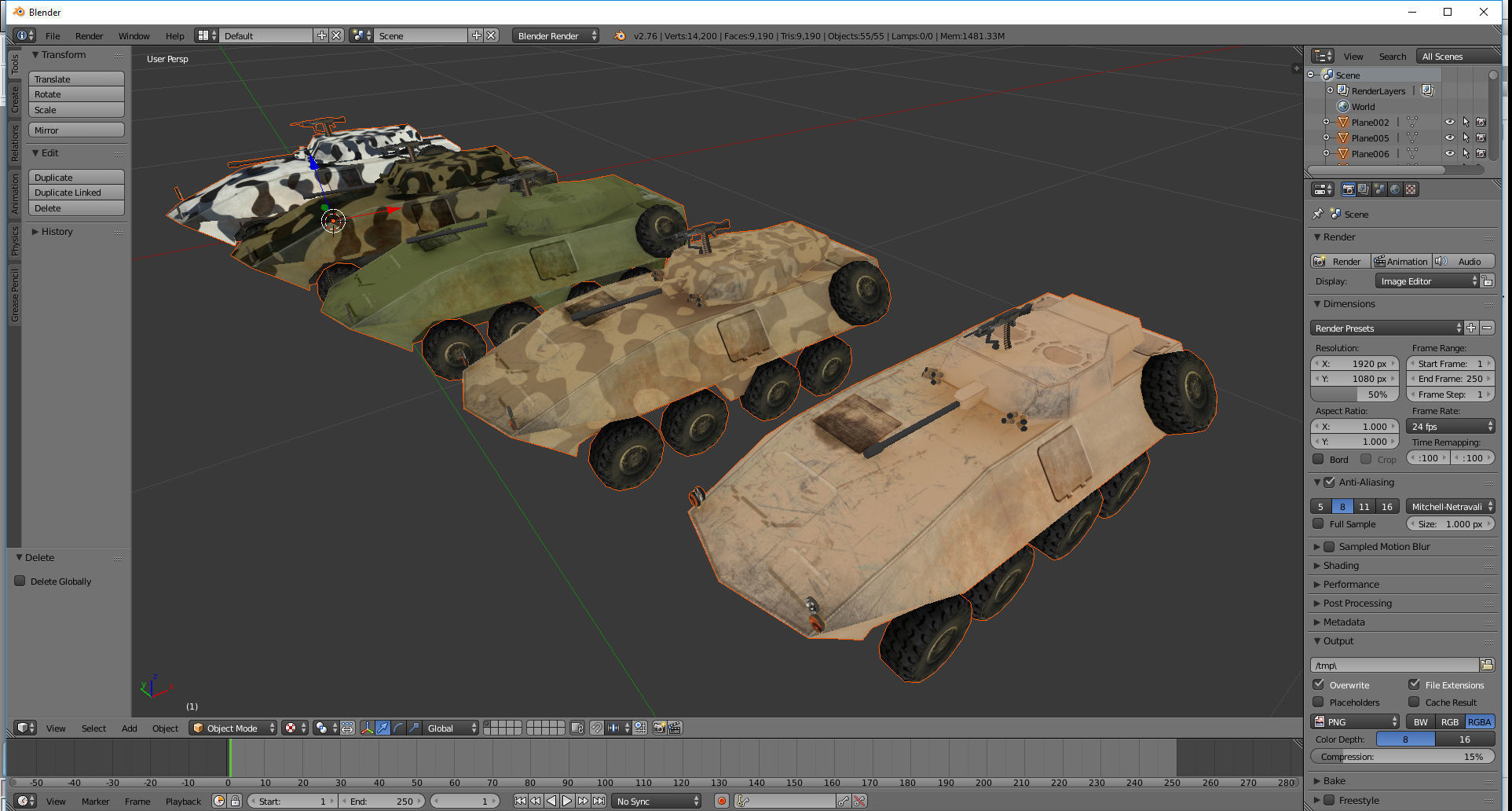 5 LAV 25 APC models for VR and Games Low-poly 3D model_13