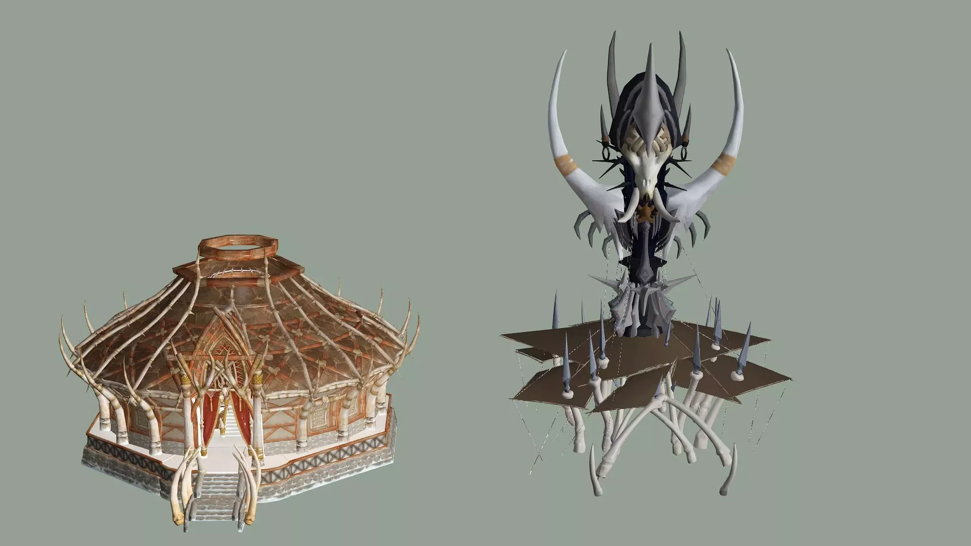 Old Hut-House C Low-Poly 3D Model Low-poly 3D model_2