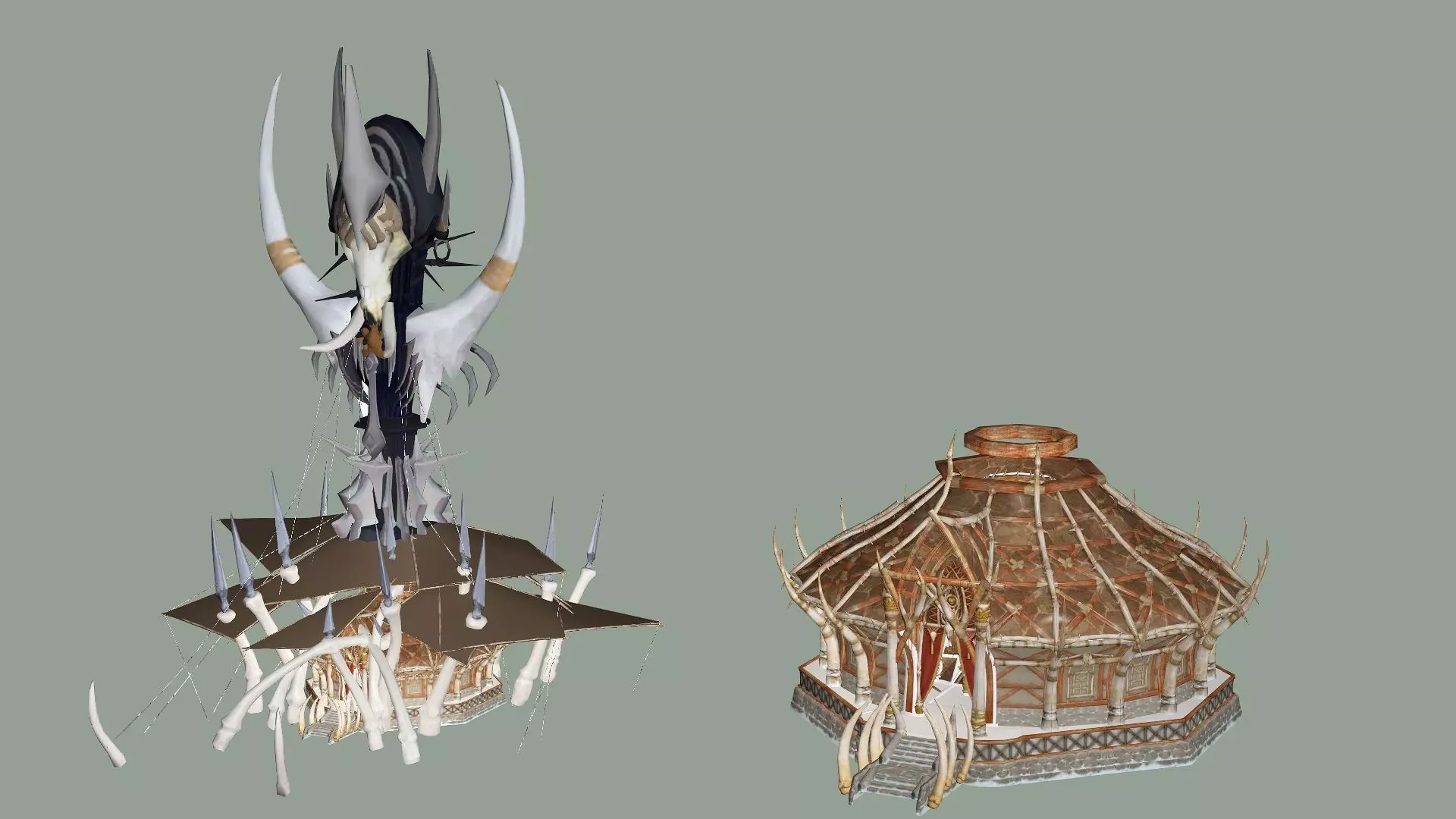 Old Hut-House C Low-Poly 3D Model Low-poly 3D model_1