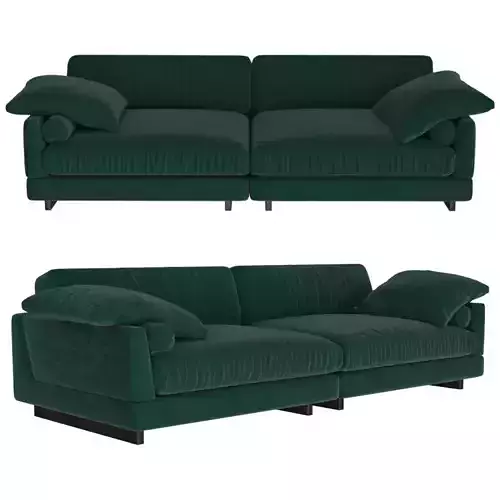 Sofa Amur slim straight triple