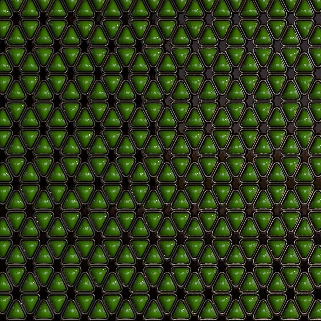 Shiny Dark Corrugated Metal Siding PBR Seamless Texture_2