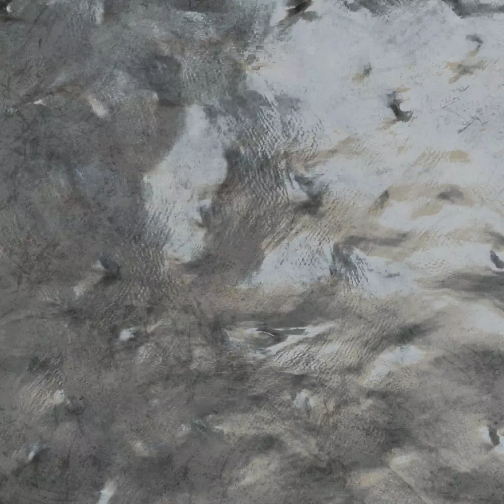 Smudged High-Gloss Dark Metal Texture PBR Seamless Texture_2