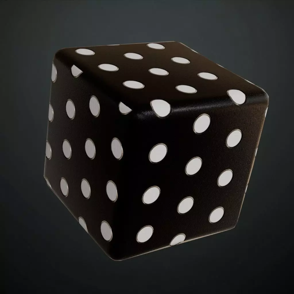 Black Perforated Metal Grill Screen PBR Seamless Texture_4