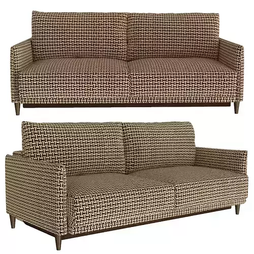 Modular and modern fabric sofa
