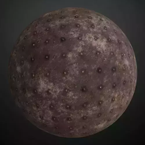 Rusted Rough Perforated Metal Sheet PBR Seamless