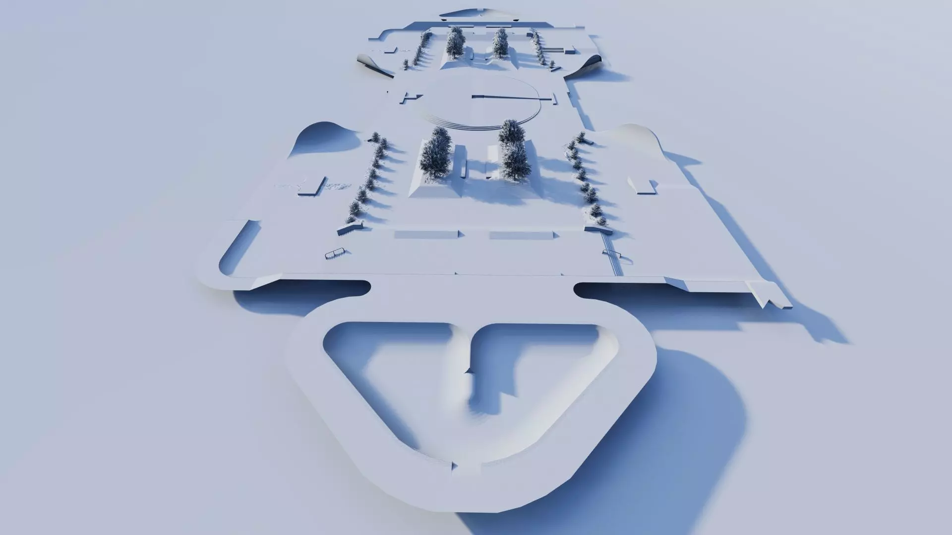 Skatepark-Skate Park PACK 3D model_14