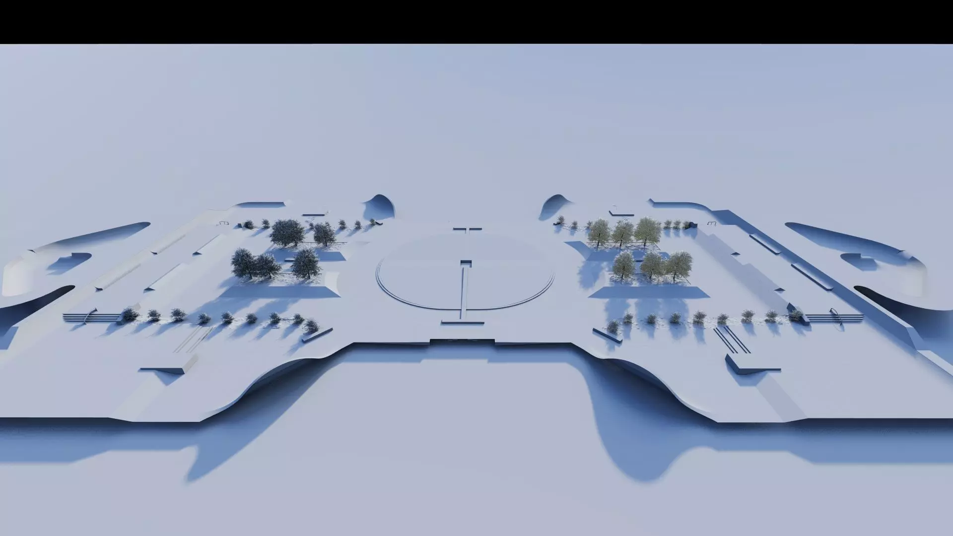 Skatepark-Skate Park PACK 3D model_16