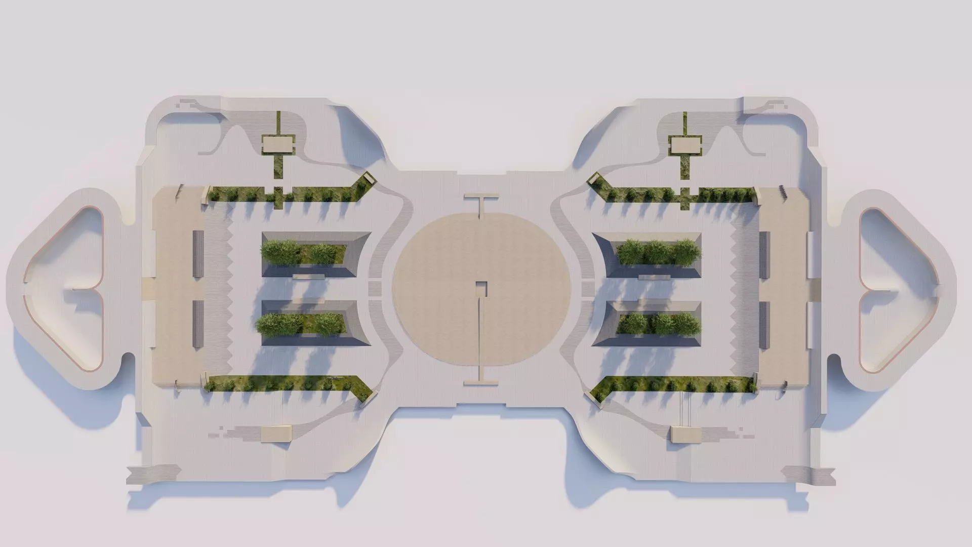 Skatepark-Skate Park PACK 3D model_2