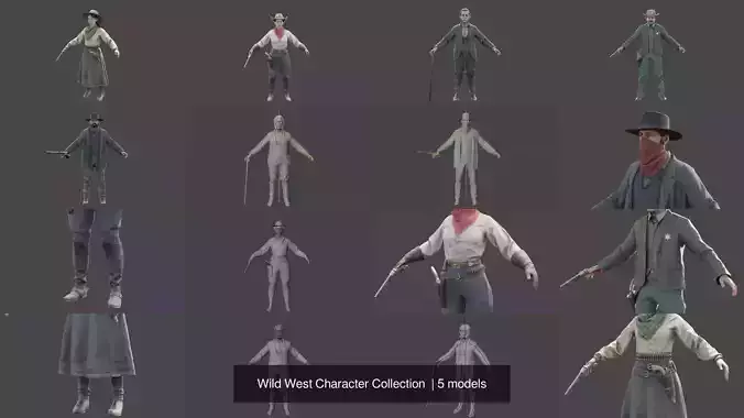 Wild West Character Collection 