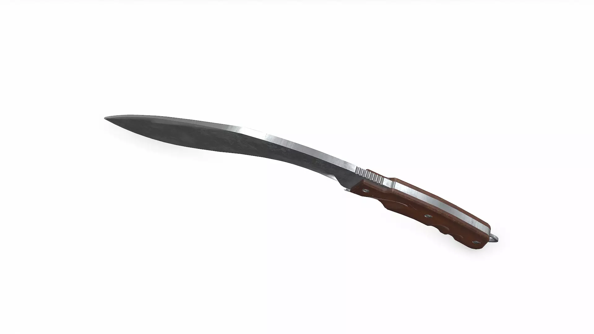 Kukri Knife Low-poly PBR Low-poly 3D model_15