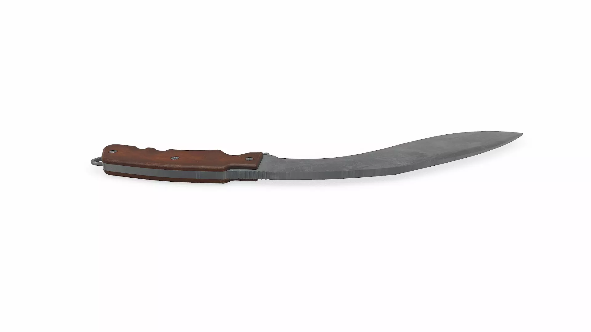 Kukri Knife Low-poly PBR Low-poly 3D model_8