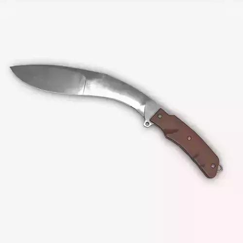 Kukri Knife Low-poly PBR