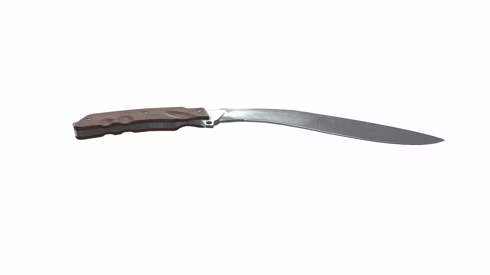 Kukri Knife Low-poly PBR Low-poly 3D model_17