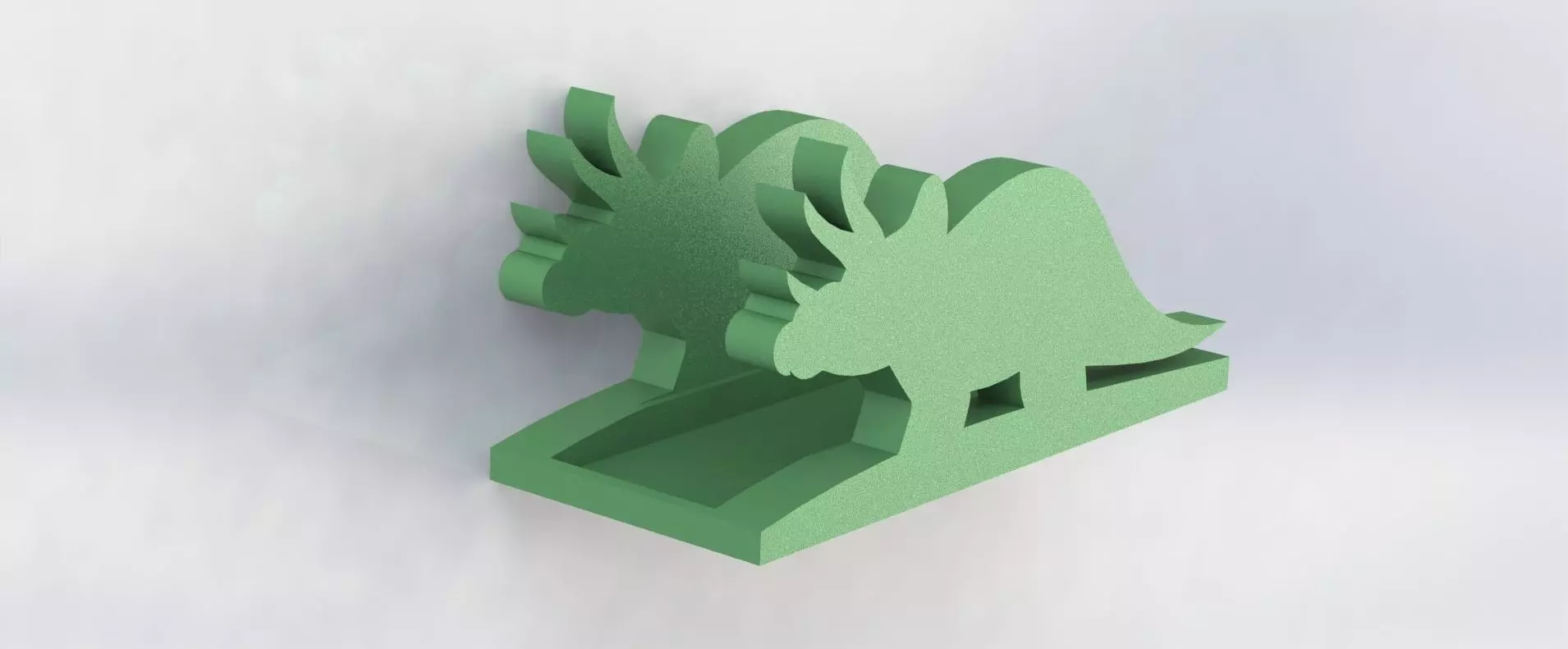Triceratops Napkin Holder 3D print model
