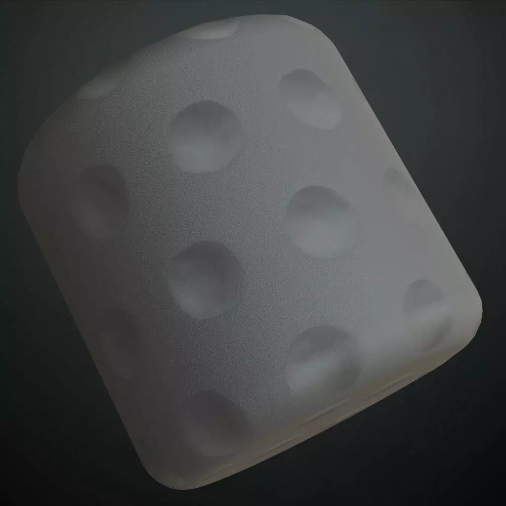 Dark Matte Dimpled Metal Texture PBR Seamless Texture_1